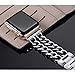 Secbolt Stainless Steel Bands for Apple Watch 42mm iWatch Strap Chain Replacement Wristband for Apple Watch Nike+, Series 3, Series 2, Series 1, Sport, Edition, Silver
