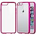 LUVVITT [ClearView] Hybrid Scratch Resistant Back Cover with Shock Absorbing Bumper designed for Apple iPhone 6/6s (4.7) Transparent Pink