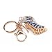Yosoo High-heeled Shoe Keychain, Creative Fashion Refinement Hollow Shoes Keyring, Keyfob Crystal Rhinestone Decoration Chain