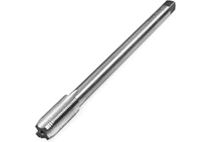 YUEARN M16 x 2mm Thread Tap – HSS 6542 Extra Long Metric Machine Taps, 200mm (7.87") for Deep Internal Threads on Pipes, Steel Plates, and Heavy Machinery (1Pc)