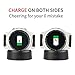 2 Pcs Samsung Gear S3 Charger Cable YiJYi Wireless Charging Dock + Micro-USB Cable for Samsung Gear Sport/Gear S3 Frontier/Gear S3 Classic Accessories Charger (black)
