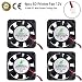 MakerFocus 4pcs 3D Printer Fan 12V, 40mm 12 Volt Fan 0.08A DC Mini Quiet Cooling Fan 40X40X10mm with 28cm Cable for 3D Printer, DVR and Other Small Appliances Series Repair Replacement