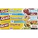 Glad Plastic Food Wrap Variety Pack - Press'n Seal Wrap - FreezerWrap - ClingWrap - 3 pack
