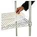 Alera ALESW59SL3618 Shelf Liners for Wire Shelving, Clear Plastic, 36w x 18d (Pack of 4)