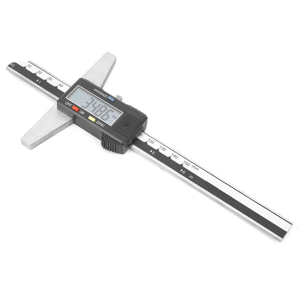 Digital Vernier Caliper,0-150 Electronic Caliper,0.01mm Micrometer Digital,Stainless Steel Electronic Caliper with Extra-Large LCD Screen,Caliper Measuring Tool with Mm/Inch Conversion