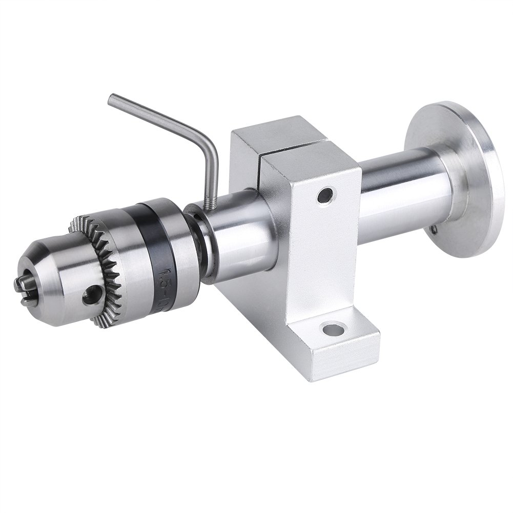 Garosa Live Center with Wrench for Mini Lathe Machine, Precise Lathe Live Revolving Center Tool for DIY Woodworking and Metal Work Projects