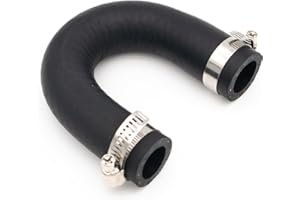 LAKEYULYSTORE 551699 Heater Core Bypass Hose With 2 Clamps For LS or LT Series Engine - 5/8" End and 3/4" End