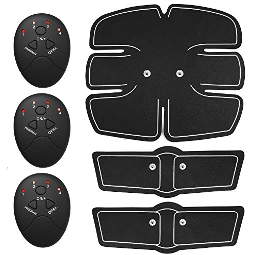 MUBEN Abs Abdominal Trainer Body Trainer for Men Women Work Out Abs Power Abs Training Gear Workout Equipment Portable Abs Belt