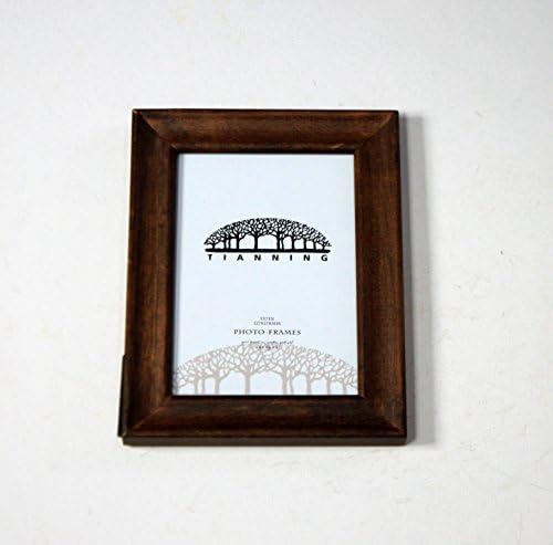 Handmade TIANNING Wooden Photo Frame Table Top (46, BROWN)