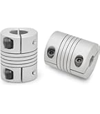 Sourcing Map 4mm To 4mm Aluminum Alloy Shaft Coupling