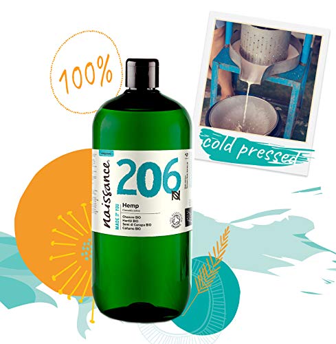 Naissance Organic Cold Pressed Virgin Hemp Seed Oil (no. 206) 900ml – Certified Organic, Vegan, Unrefined. Rich in Omega 3, 6 and 9 - Image 7