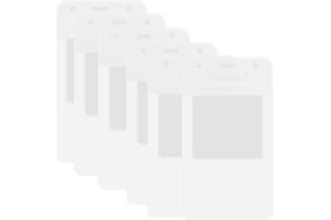 YOUOWO Pocket Protectors 6 Pack Clear,for Shirts Lab Coats Pants Multi Purpose- Holds Pens Pointers Cards Pocket Protector for Pen Leaks (Clear-6 Pack)