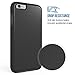 iPhone 6 Case, iPhone 6S Case, Zvedeng [Extra Front Raised Lip] iPhone 6S Protective Case Anti-slip Scratch Resistant Shockproof Dual Protection Cover Case for Apple iPhone 6 6S Black and Grey