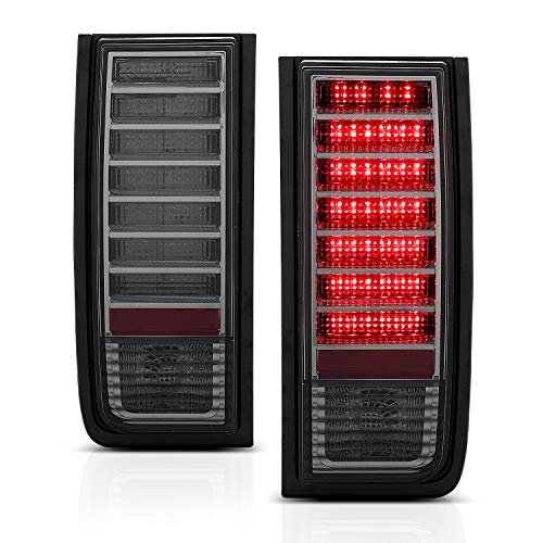 AmeriLite Smoke LED Tail Lights for Hummer H2 Passenger and Driver