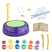 WETECH Pottery Wheel Kit, Art Pottery Studio, Creative DIY Pottery Wheel, Educational Toy, DIY Toy with Clay for Kids Children Beginners for Fun