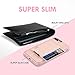 ZVEdeng Protective Credit Card Case Carbon Fiber Card Grip Slim Wallet Case for 7 Plus/8 Plus 5.5'' Rose Gold