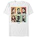 Star Wars Men's Rogue One Rebellion Hero Color Strip Graphic T-Shirt, White, XL