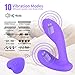 Fully Wrapped Silicone Personal Prostate Massagers Remote Control Vibrating Male Sex Toys Anal Butt Plugs Dildo Vibrators 2 Motors 10 Modes Sexy Toys for Adults Man Couples Woman Men Women