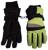 N'Ice Caps Boys Thinsulate and Waterproof Neon Reflector Ski Glove