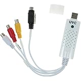 Water & Wood 1 Channel USB 2.0 Audio Video Capture Adapter TV VHS DVD For Win7/XP/Vista/Mac OS