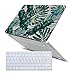 MacBook Air 13 Inch Case (Release 2010-2017 Older Version),iCasso Rubber Coated Soft Touch Hard Case with Keyboard Cover Only Compatible MacBook Air 13 Inch (Model:A1369/A1466), Palm Leaves