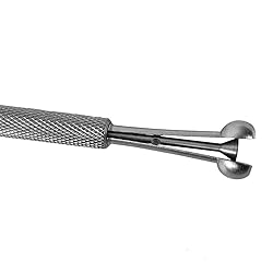 QWORK Small Hole Gauge Set Telescoping Full Round