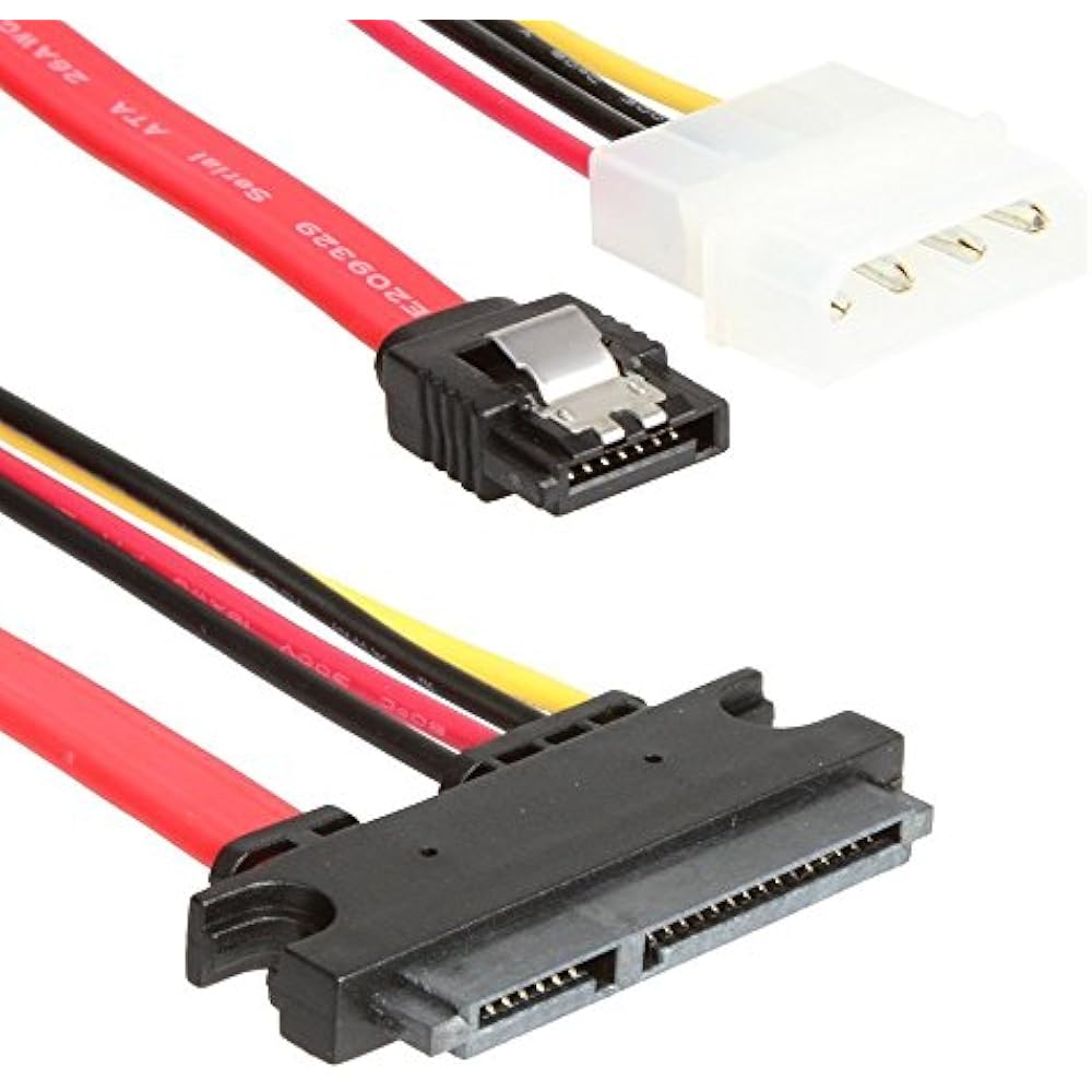 22 Pin SATA Data And Power Combo Cable (SATA22Pin TO Data+Power) 701470968257 eBay