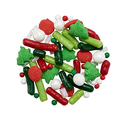 26 oz Christmas Fusion Quins Sprinkles Mix