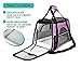 PetAmi Premium Airline Approved Soft-Sided Pet Travel Carrier | Ventilated, Comfortable Design with Safety Features | Ideal for Small to Medium Sized Cats, Dogs, and Pets (Small, Heather Purple)
