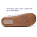 RelaxedFoot Slippers | Organic Cotton & Memory Foam | 1 Pair with Storage Bag (Large, Blue)
