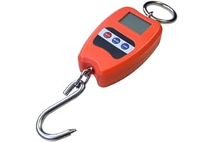 GENERIES Hanging Weight Scale Industrial Heavy Duty for Farm, Hunting, Bow Draw Weight, Big Fish & Hoyer Lift with Accurate Sensor Digital, Professional (440 LBS)2