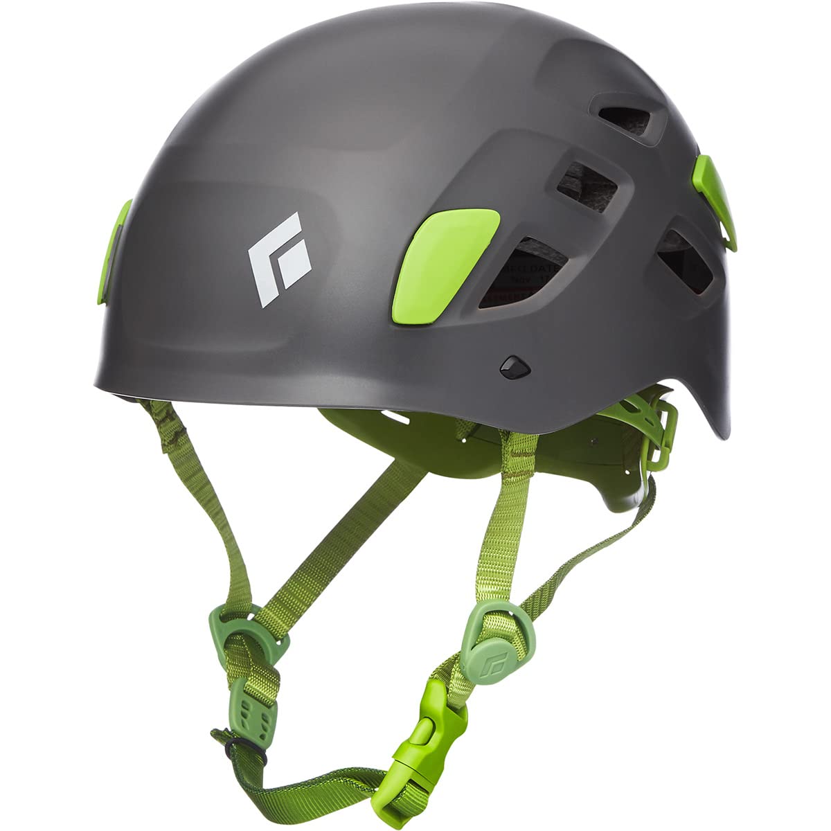 BLACK DIAMOND Half Dome Rock Climbing Safety Helmet | Adjustable Fit | Lightweight & Durable | Ventilated Protection | Slate | Small/Medium Image