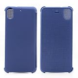 FOME Cases Series HTC Dot View Premium Flip Shell Case Cover for HTC 626 Blue