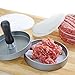 Hamburger Press Aluminum Burger Press, Heavy Duty Non-Stick Hamburger Patty Maker, Perfect Hamburger Mold Ideal for BBQ Grill - 30 Wax Papers Included