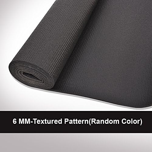 Paffy Textured Pattern, Anti Skid Yoga Mat - 6 mm (Assorted Color)