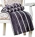 Caitlin White Throw Blanket for Couch/Sofa/Bed, Luxury Super Soft Microplush Velvet, 50
