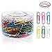Toolist 33mm Company Office Paper Clips, 500 per Box, Assorted colors
