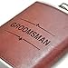 Leather Hip Flask, Engraved Flask, Gift for Groomsmen, Wedding Gift, 8OZ Wedding Party Flasks,Wedding Favor