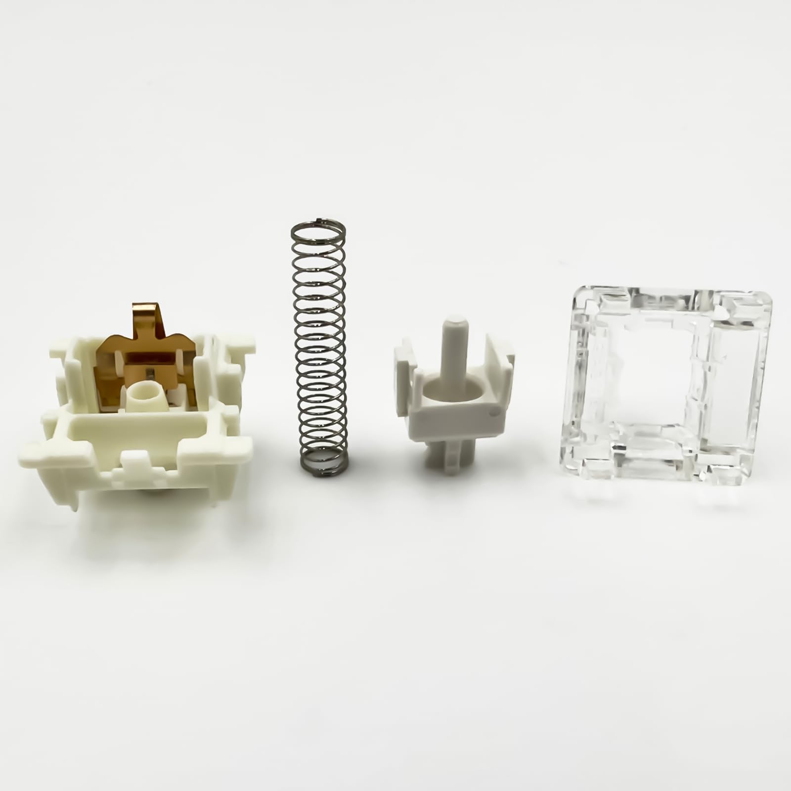 Gateron G Pro 3.0 White Switches for Mechanical Keyboard,3-Pin 38gf Linear/Pre-Lubed/Pin-Enhanced Switches(108pcs,White,3-Pin)