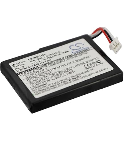 Apple iPod mini 128GB シルバー バッテリー新品 750mAh Replacement