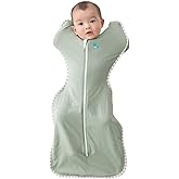 Love to Dream Swaddle, Self-Soothing Swaddles for Newborns & Babies, Sleep Sack, Swaddle Up, Baby Essentials, Baby Registry (Olive, Small (8-13lbs.))