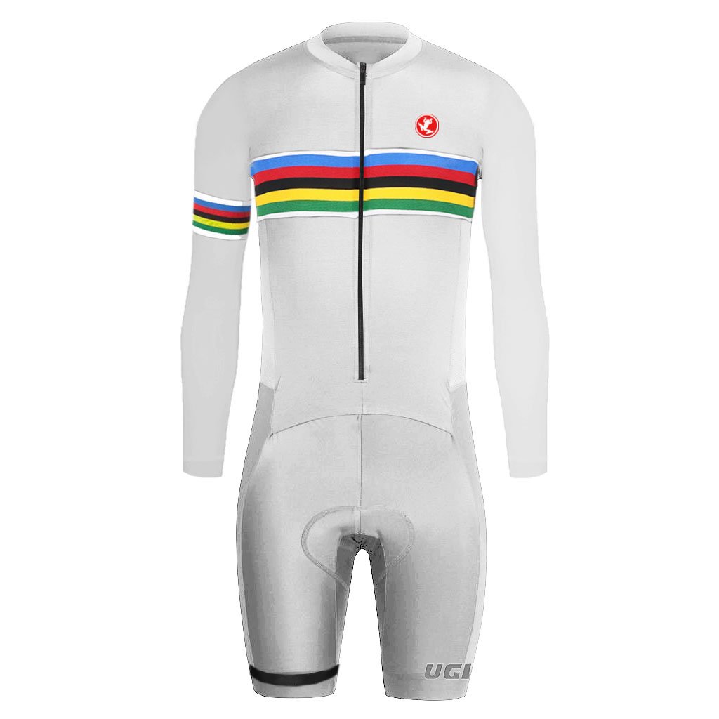 Uglyfrog Cycling Bike Skinsuit with Gel Pad Long