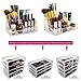 Sorbus® Acrylic Cosmetics Makeup and Jewelry Storage Case Display Top–Glamorous, Space- Saving, Stylish Acrylic Bathroom Organizer (Top Style 2)