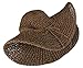 Wowlife Fashion Ladies Woman Bohemia Summer Straw Sun Visor Wide Large Brim Floppy Fold Summer Swimming Beach Straw Hat for Holiday Traveling One Size