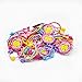 Omystyle Cute Hair Ties Head Bands Ropes Hair Colorful Elastics Ponytail Holder for Baby Toddler Girl Rabbit Ear Apple Rose Heart Nine Styles 50 PCS