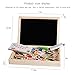 Wooden Magnetic Easel Educational Alphabet Numbers Jigsaw Puzzle Games Double-sided Drawing Board for Preschool Kids Learning
