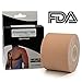 Tohero Kinesiology Tape Recovery and Muscle Injury Prevention, Waterproof Sports Tape 5M for Athletes (Complexion)