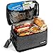 MAZFORCE LongHaul Lunch Bag Insulated Lunch Box - Spacious Pro Performance Adult Lunchbox Built to Withstand your Daily Grind (Lunch Bags Designed in California for Men, Adults, Women - Iron Grey)