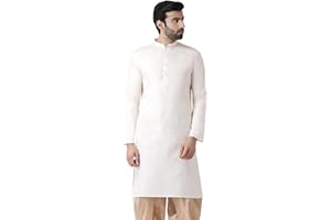 KISAH Men's Kurta - Traditional Indian Ethnic Wear for Men - Ideal for Weddings, Festivals & Celebrations