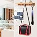 HOMFA Makeup Train Case 3 Layer Makeup Organizer Bag with Shoulder Strap Adjustable Dividers for Cosmetics Makeup Brushes Toiletry Jewelry (Black)